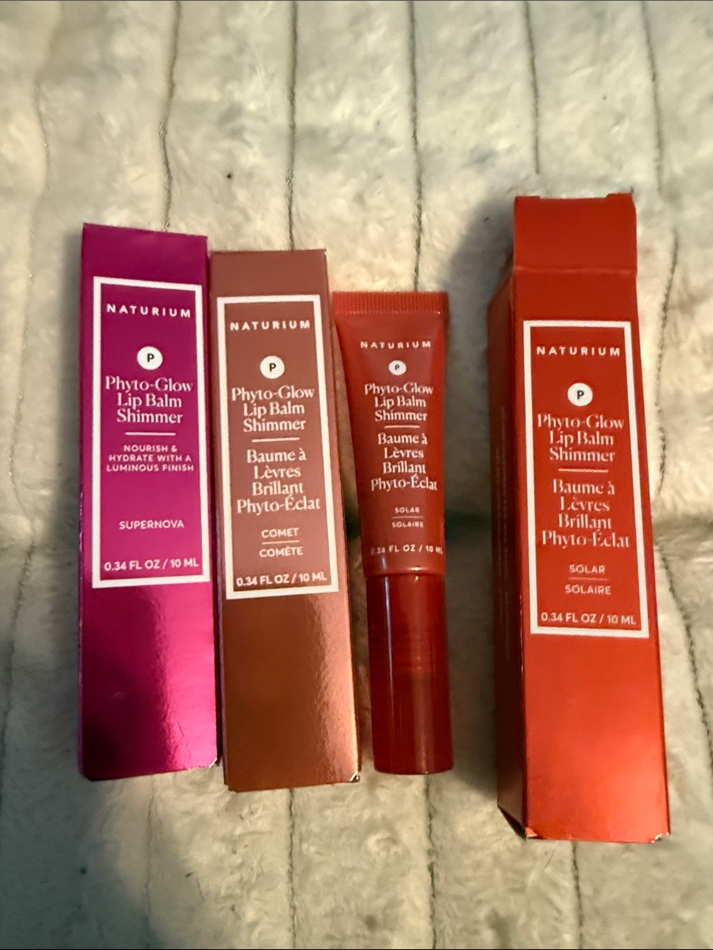 Naturium Phyto-Glow Lip Balm Shimmer - Solar (Red)